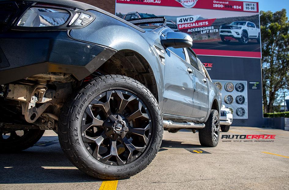 FORD RANGER ASSAULT GLOSS BLACK MILLED ACCENTS